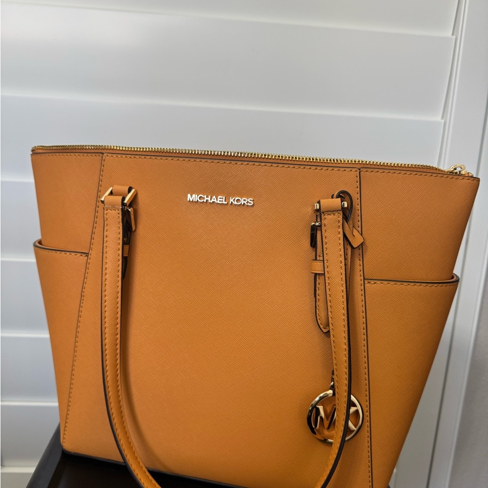 Michael Kors Tan Leather Tote Bag